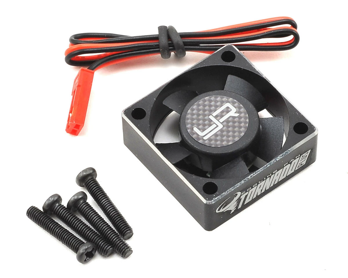 YEAH RACING 30x30x10mm Aluminum "Tornado Plus" High Speed Cooling Fan 3 YEAH RACING 30x30x10mm Aluminum "Tornado Plus" High Speed Cooling Fan