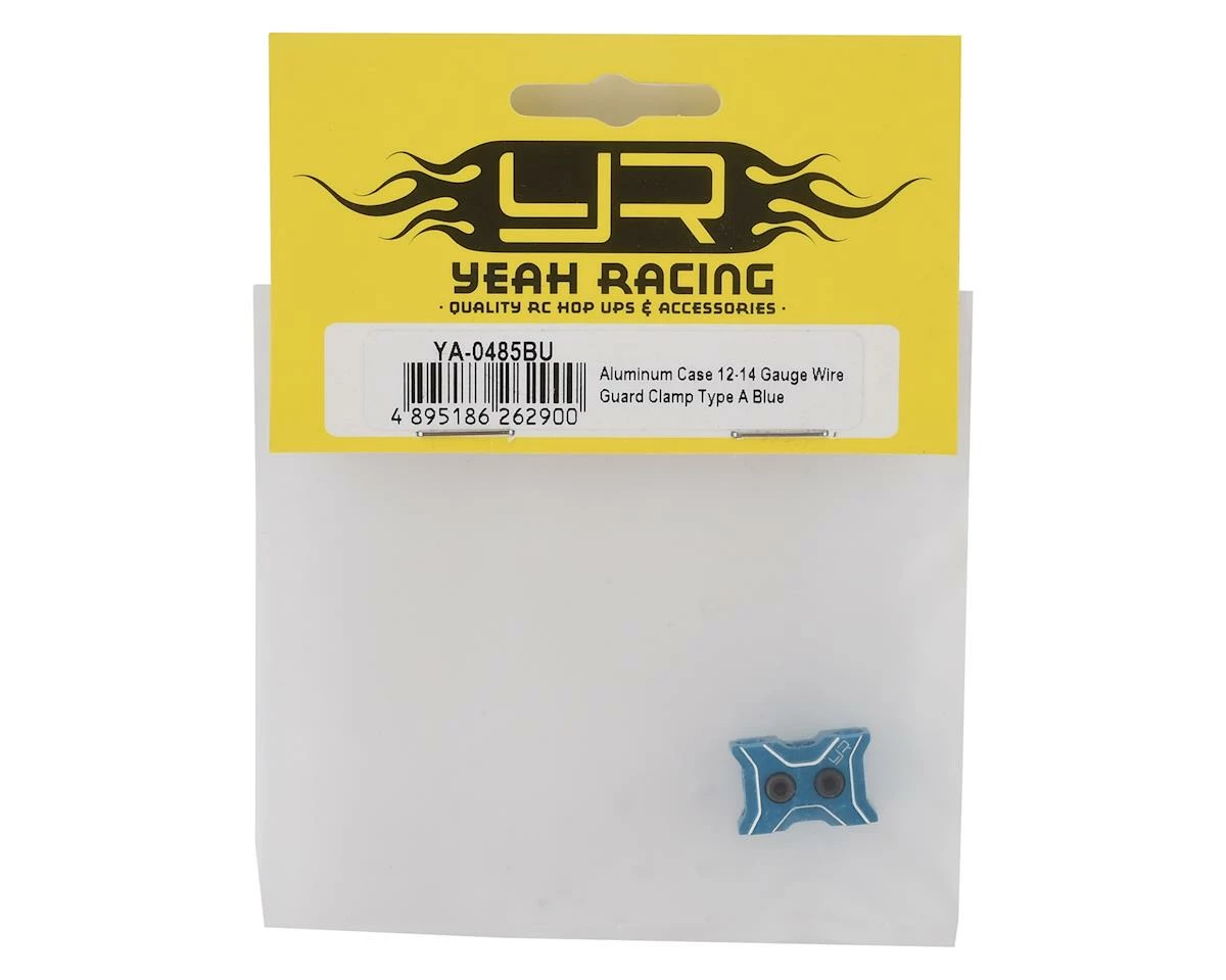 YEAH RACING Aluminum 12-14 Gauge Wire Clamp (Blue) 4 YEAH RACING Aluminum 12-14 Gauge Wire Clamp (Blue) - Image 2