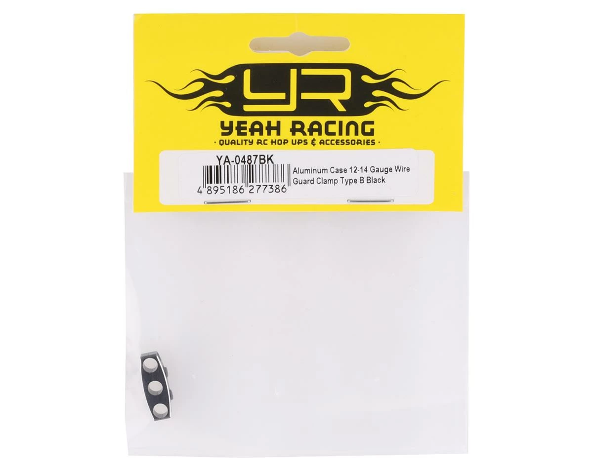 YEAH RACING 12-14AWG Aluminum Motor Wire Organizer Clamp (Black) 4 YEAH RACING 12-14AWG Aluminum Motor Wire Organizer Clamp (Black) - Image 2