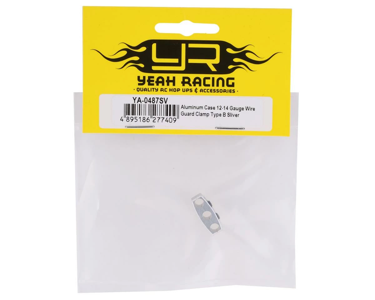 YEAH RACING 12-14AWG Aluminum Motor Wire Organizer Clamp (Silver) 4 YEAH RACING 12-14AWG Aluminum Motor Wire Organizer Clamp (Silver) - Image 2
