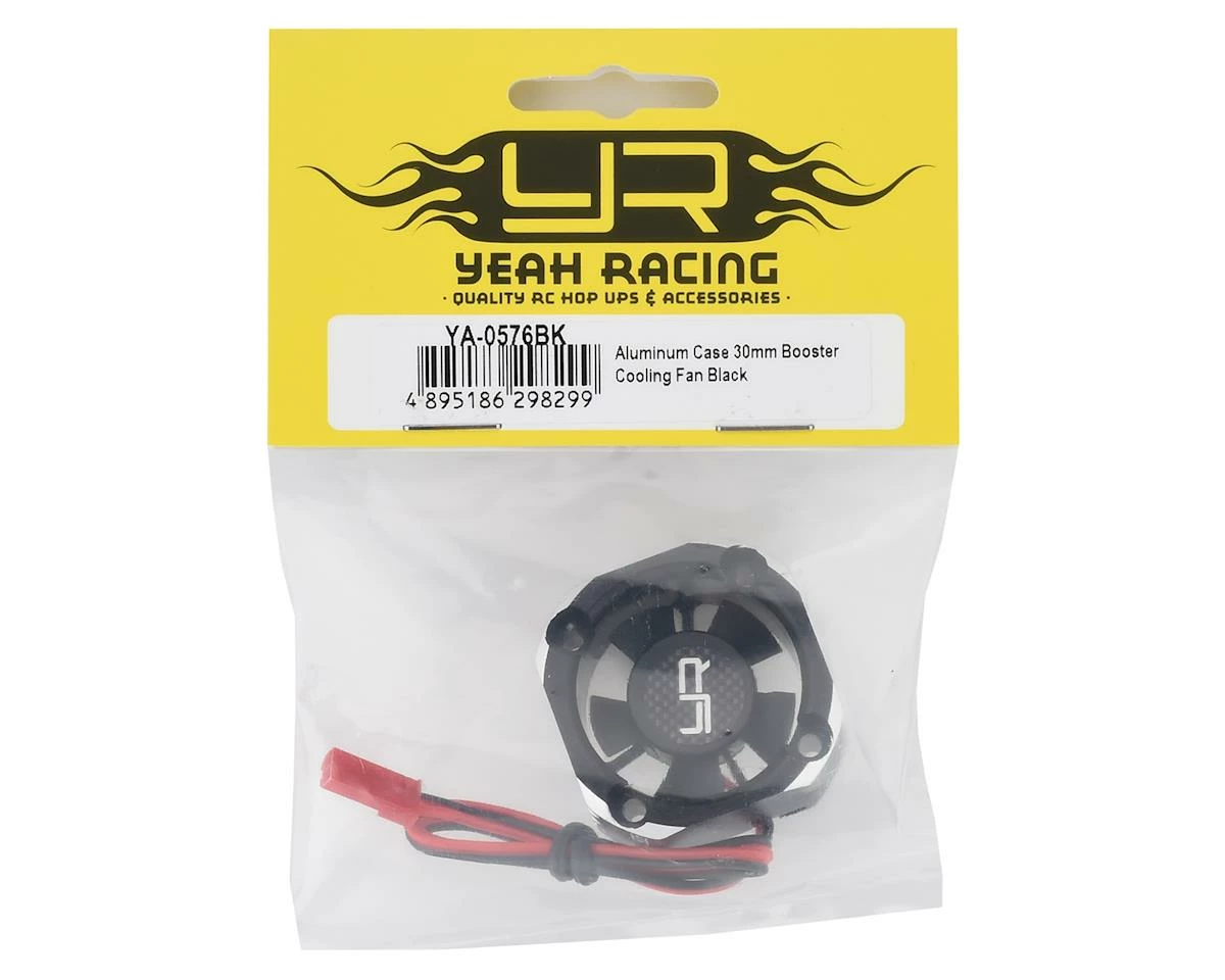 YEAH RACING 30x30mm Aluminum Case Booster Fan (Black) 4 YEAH RACING 30x30mm Aluminum Case Booster Fan (Black) - Image 2