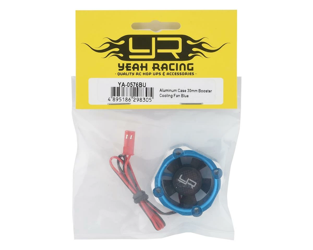 YEAH RACING 30x30 Aluminum Case Booster Fan (Blue) 4 YEAH RACING 30x30 Aluminum Case Booster Fan (Blue) - Image 2