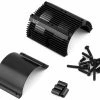 YEAH RACING Aluminum Motor Heat Sink (Black) (40.8mm Diameter) -SAVOX Shop yea ya 0600bk