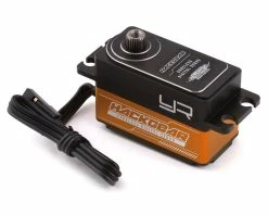 YEAH RACING 10kg Low Profile Coreless Metal Gear Servo (Orange) (High Voltage/Metal Case)