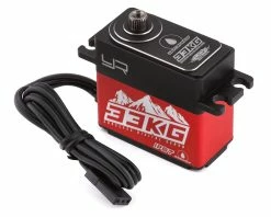 YEAH RACING 33kg Standard Coreless Metal Gear Waterproof Servo (Red) (High Voltage/Metal Case)